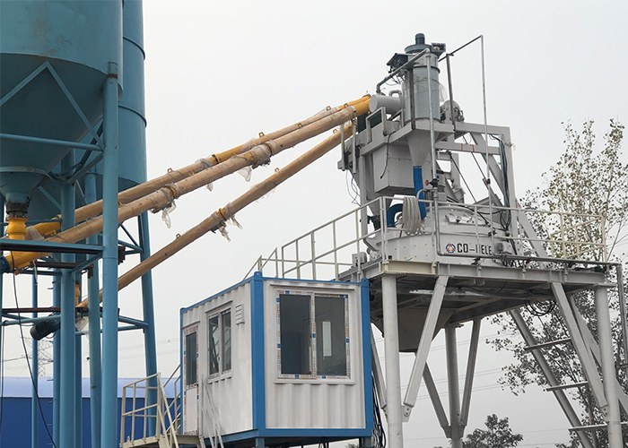 Station de mélange de béton pour la production de tuyaux de ciment